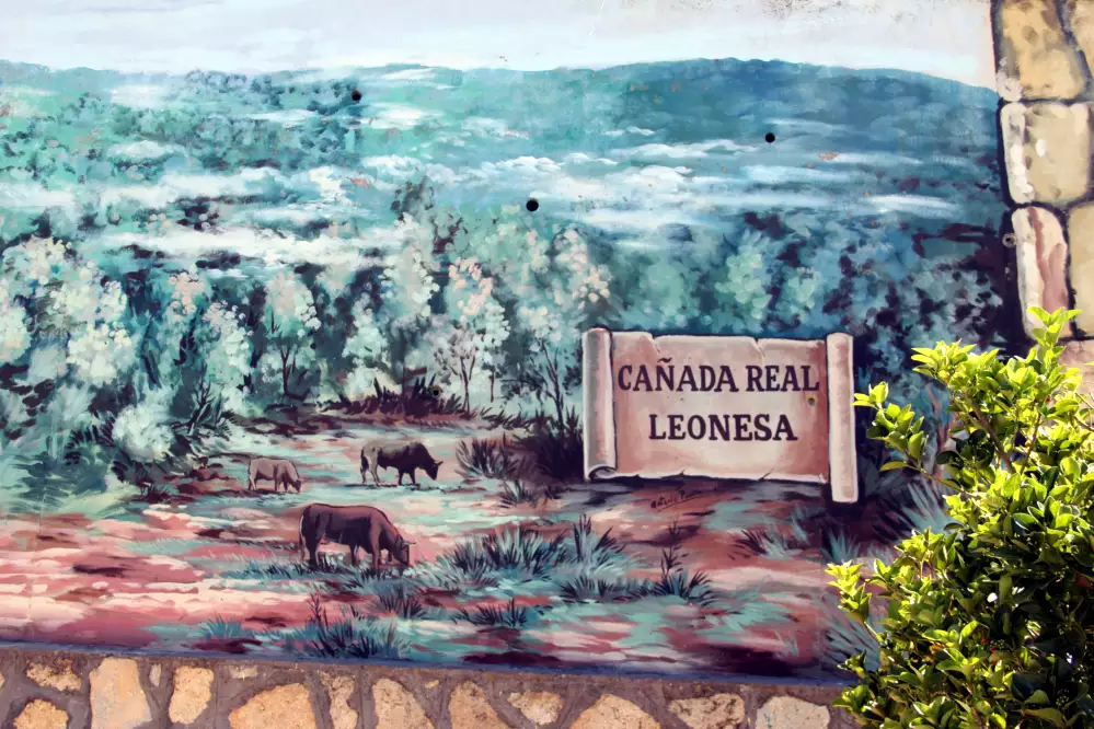 Mural Navahondilla Cañada Real Leonesa Navahondilla