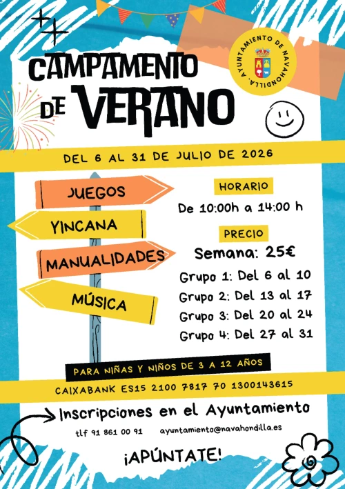Campamento de Verano Infantil 2026