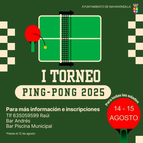 I TORNEO DE PING-PONG